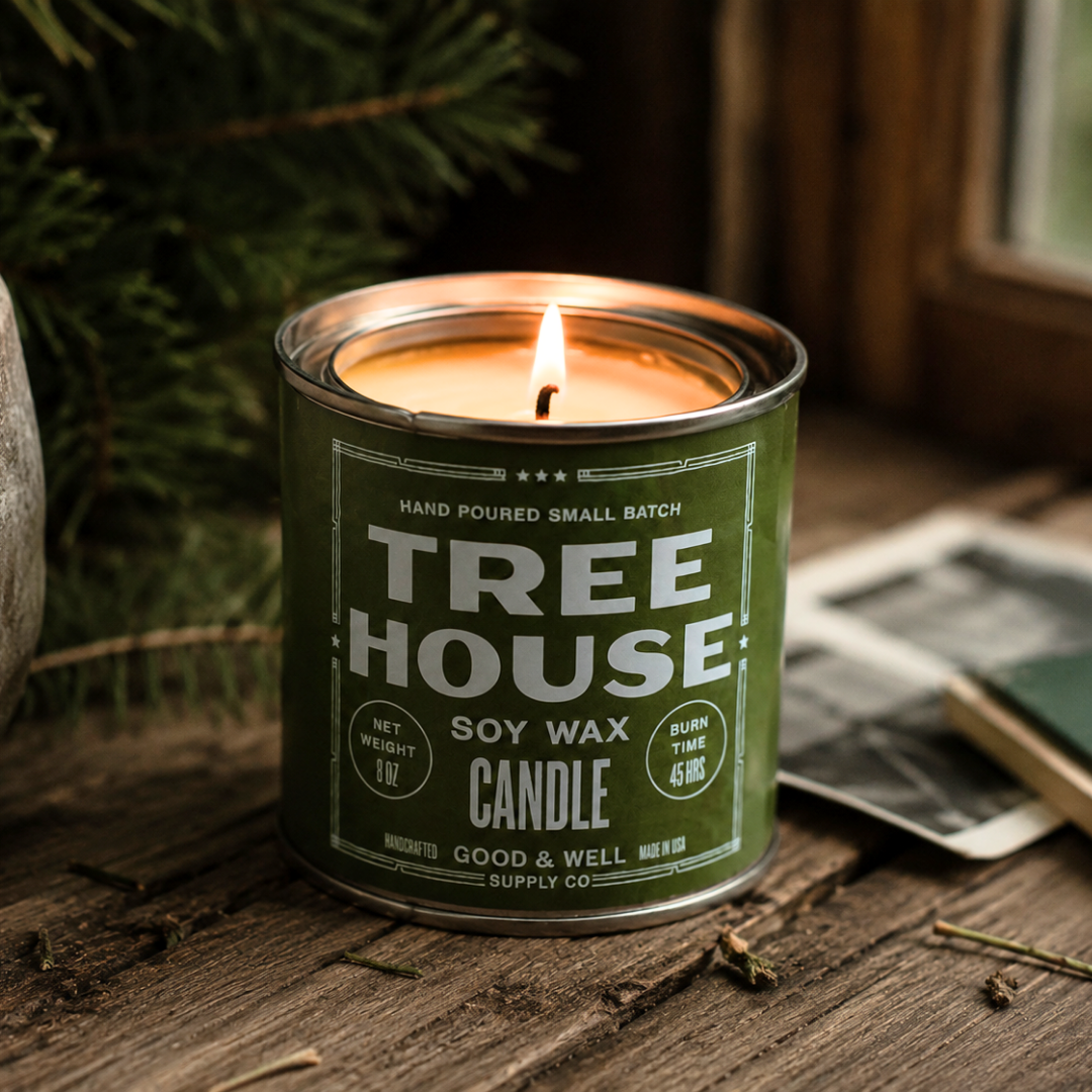 Tree House Soy Candle by Good & Well Supply Co.