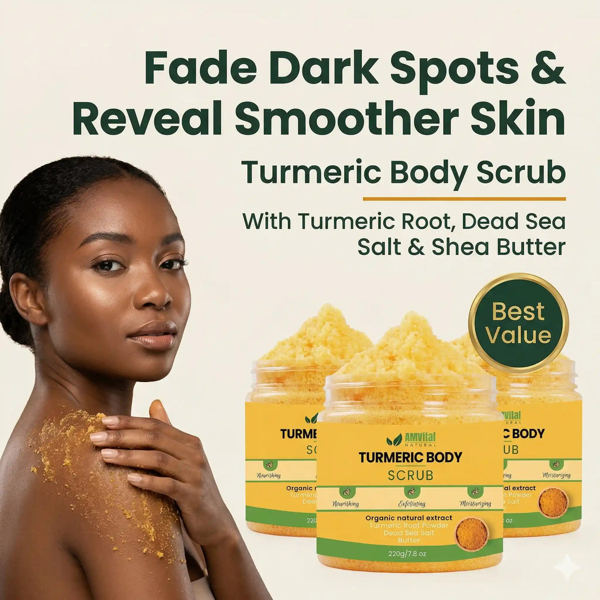 AMVital Turmeric Body Scrub by AMVital