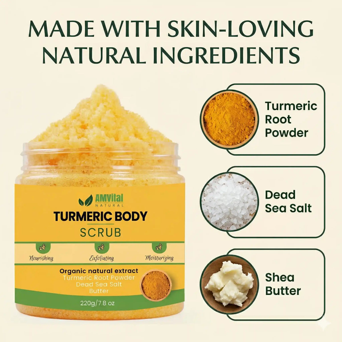 AMVital Turmeric Body Scrub by AMVital