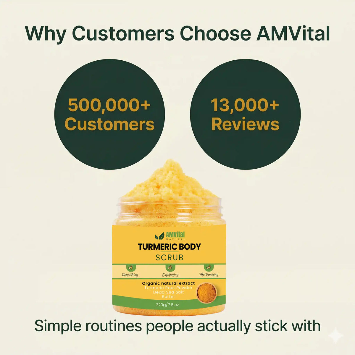 AMVital Turmeric Body Scrub by AMVital