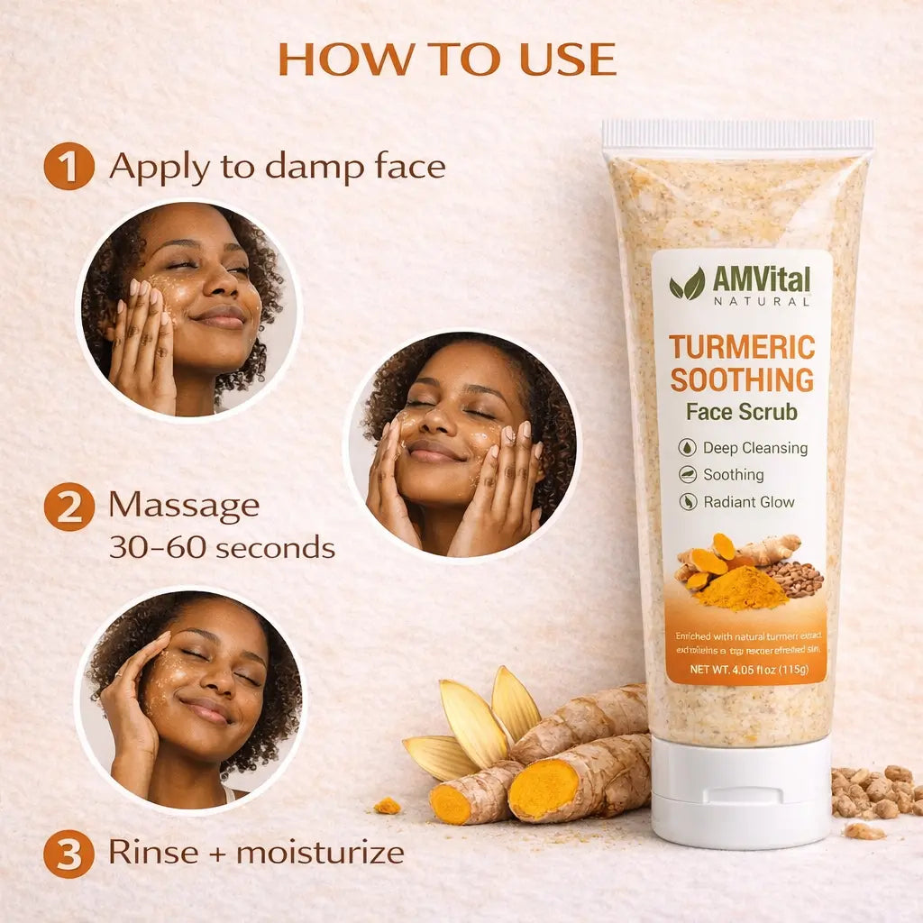 AMVital Turmeric Soothing Face Scrub by AMVital