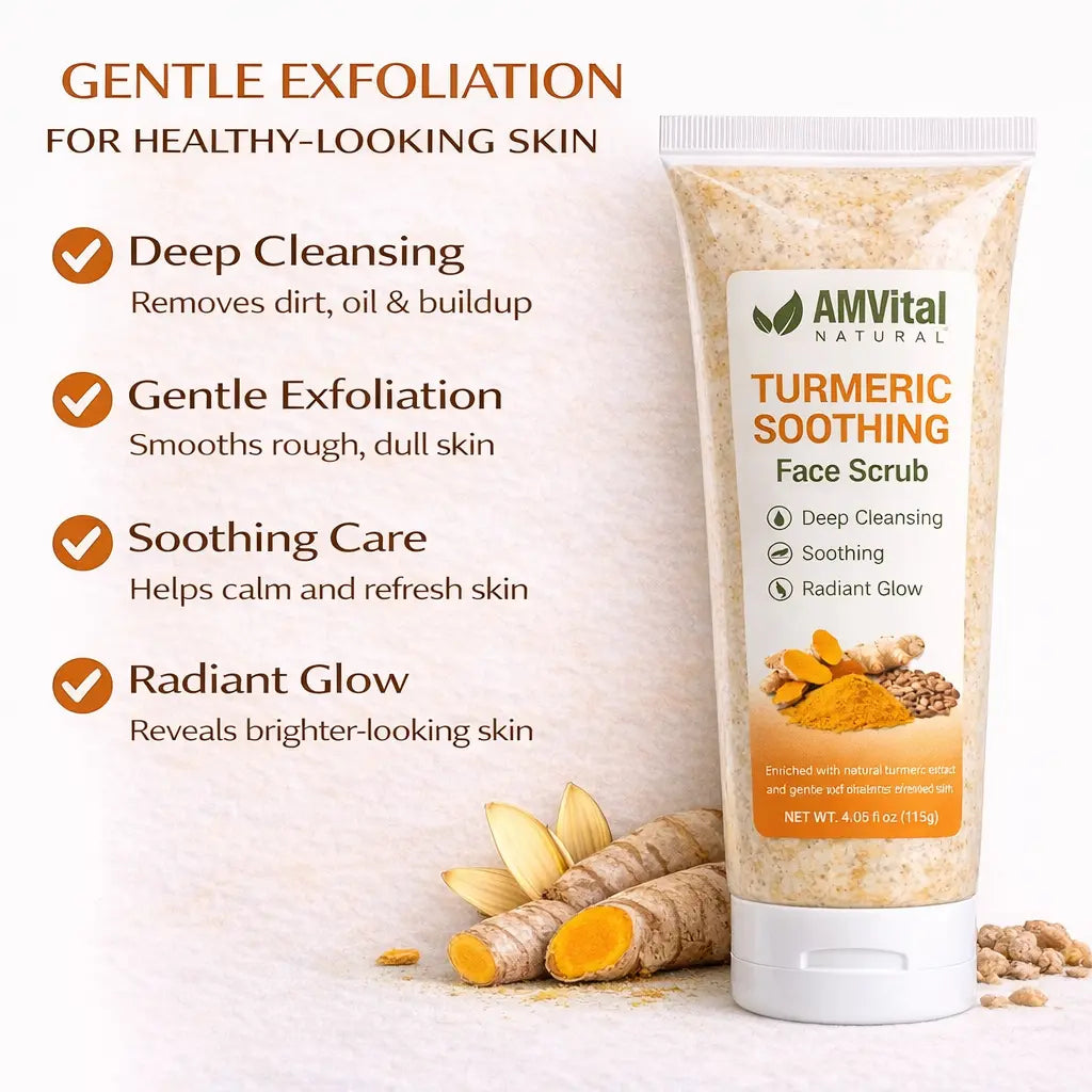 AMVital Turmeric Soothing Face Scrub by AMVital
