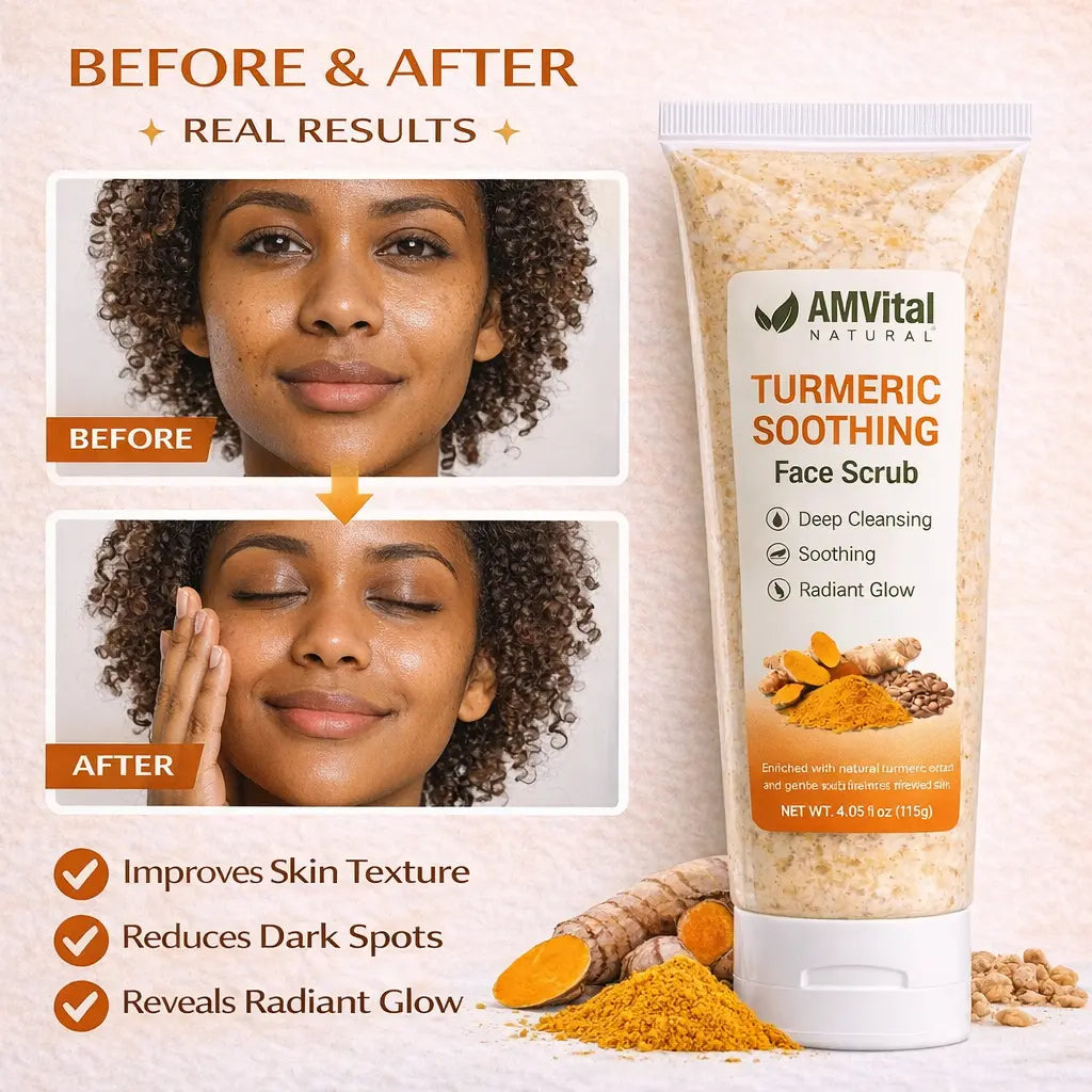 AMVital Turmeric Soothing Face Scrub by AMVital