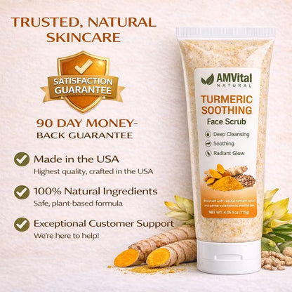 AMVital Turmeric Soothing Face Scrub by AMVital