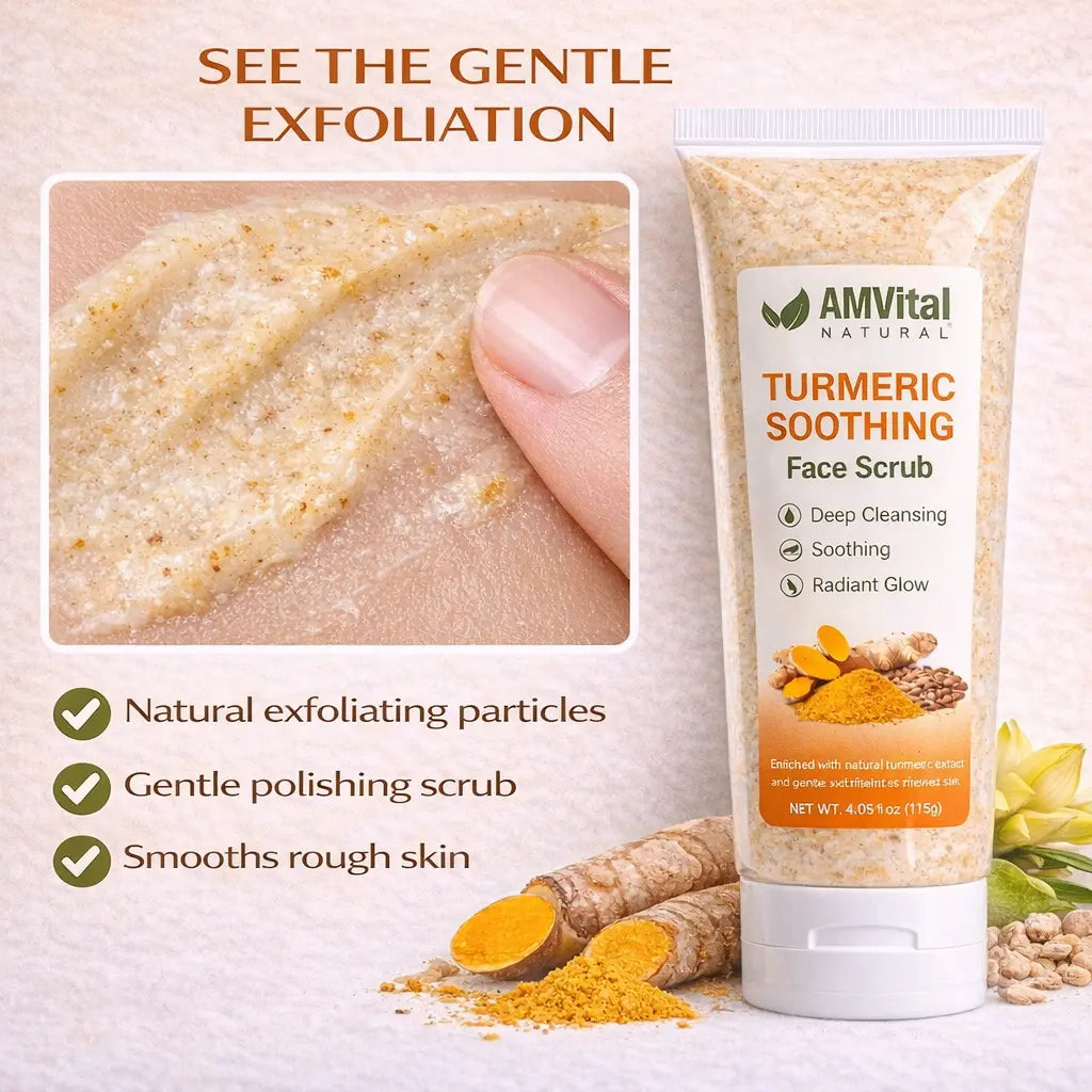 AMVital Turmeric Soothing Face Scrub by AMVital