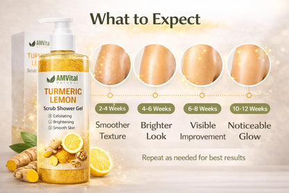 AMVital Turmeric Lemon Scrub Shower Gel by AMVital