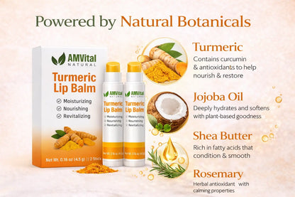 AMVital Turmeric Lip Balm 2-Pack, image 3