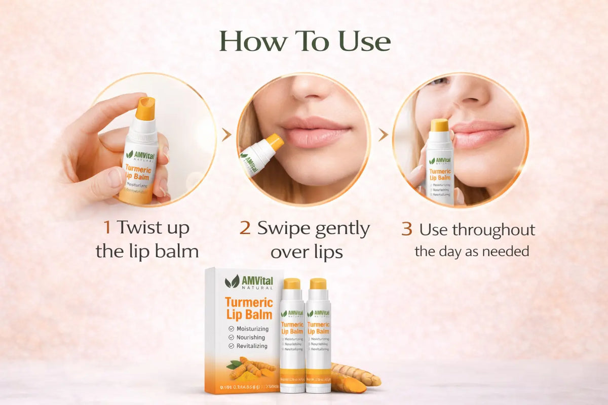AMVital Turmeric Lip Balm 2-Pack, image 5