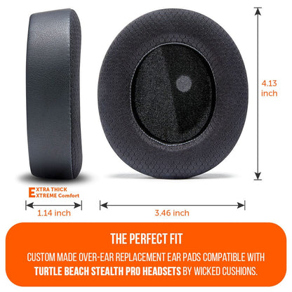 Turtle Beach Stealth Pro Earpads - WC FreeZe Cooling GelCooling Gel Ear PadsTorqelo.com
