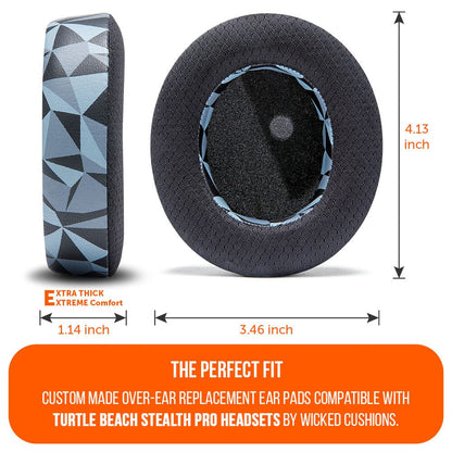 Turtle Beach Stealth Pro Earpads - WC FreeZe Cooling GelCooling Gel Ear PadsTorqelo.com