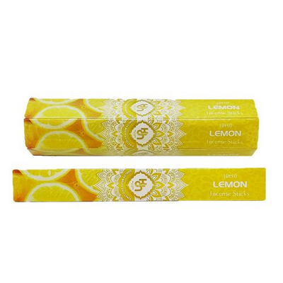 Active Lemon Incense Sticks for Home and Office 20-Pack by Beauty Care Bag
