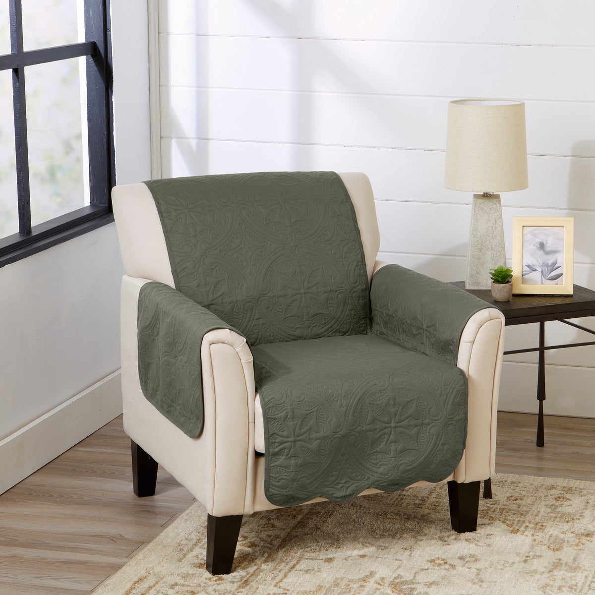 Medallion Solid Furniture Protector - Elenor Collection by Great Bay Home
