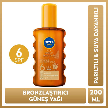 Nivea Sun Bronzing Body Oil for Deep Tan 200 ml by Beauty Care Bag