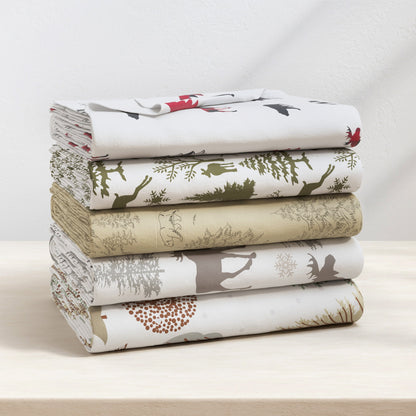 Turkish Cotton Flannel Sheet - Lakeview Collection by Great Bay Home