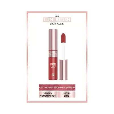 L'OrŽal Paris Lumi Likit Liquid Blush - 635 Glowy Worth It Medium for Natural Makeup and Healthy Glow by Beauty Care Bag