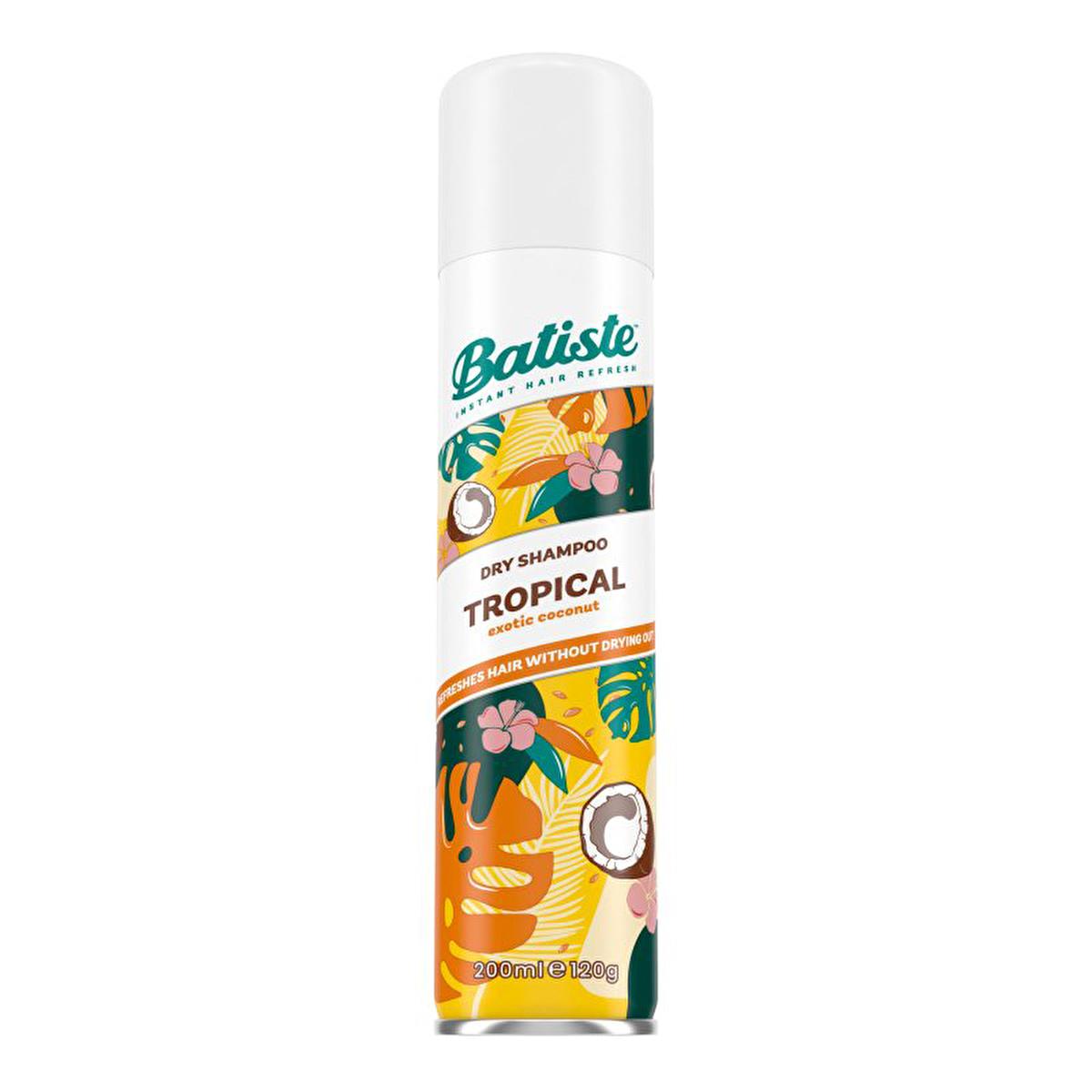 Batiste Tropical Dry Shampoo: Instantly Refreshes, Cleanses & Volumizes Hair - Oil Absorbing, Waterless Formula for Fresh, Tropical Scent by Beauty Care Bag