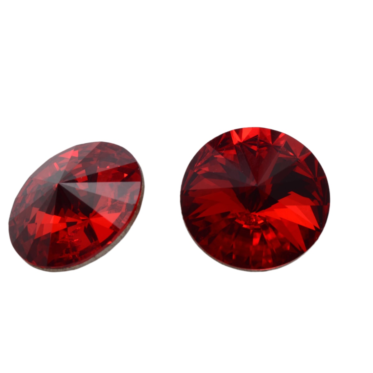 Swarovski Crystal 1122 14mm Rivoli Round Stone - Light Siam by Continental Bead Suppliers