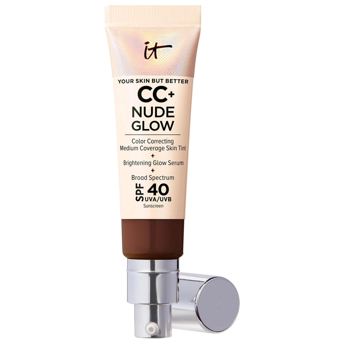 CC+ Nude Glow color-correcting brightening liquid foundation