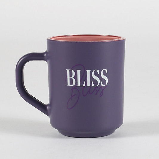 Rakle Purple Glass Mug: Stylish Decorative Coffee & Tea Cup | Unique Design, Long-Lasting by Beauty Care Bag