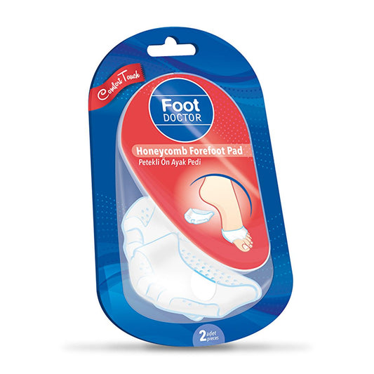 Foot Doctor Honeycomb Foot Pad: Metatarsal Pain Relief, Cushioned Forefoot Support, Comfortable Shoe Insert by Beauty Care Bag
