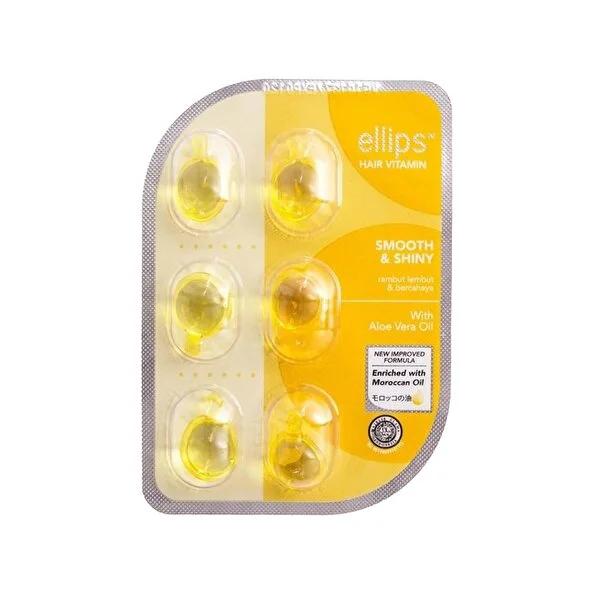 Ellips hair vitamin capsules with argan oil and aloe vera, 6 capsules