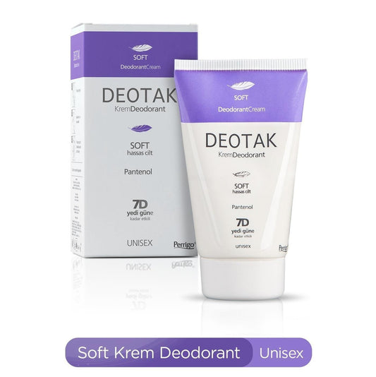 Deotak Sensitive Skin Deodorant Cream - Long Lasting Odor Protection, Gentle Formula by Beauty Care Bag