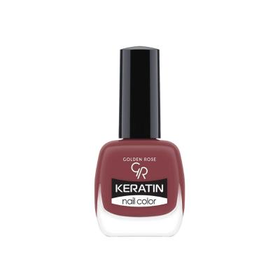 Golden Rose Keratin Nail Polish - 121, Nourishing Nail Color for Strengthening Nails by Beauty Care Bag