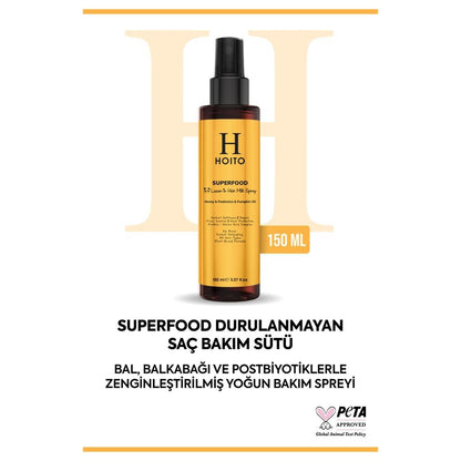 Hoito Superfood Honey & Pumpkin Seed Hair Milk 150 ml by Beauty Care Bag