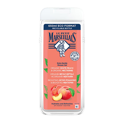 Le Petit Marseillais white peach and nectarine shower gel