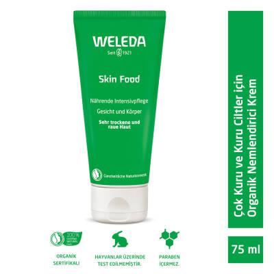 Weleda Skin Food: Intense Hydration & Nourishment for Dry, Damaged Skin | Natural Moisturizing Cream for Face, Hands, Elbows & Cracked Heels (2.54 fl oz) by Beauty Care Bag
