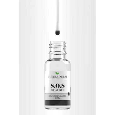 Herbaderm S.O.S Blackhead Serum 20 ml - Deep Cleansing with Activated Charcoal & Salicylic Acid by Beauty Care Bag
