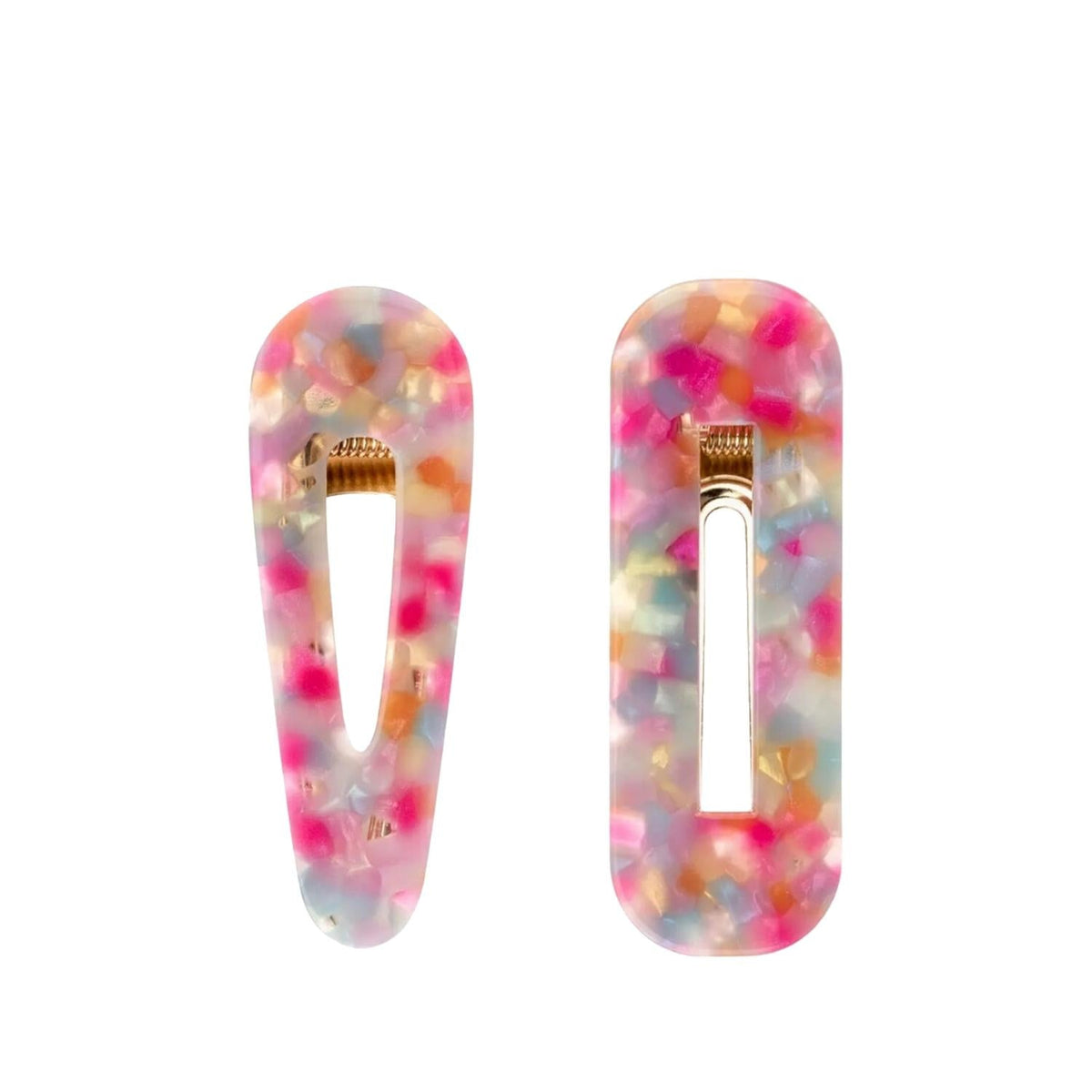 Invisibobble Clipstar Au Soleil Dazzling Wave Hair Clips - Stylish 2-Piece Set for Secure Hair Styling by Beauty Care Bag