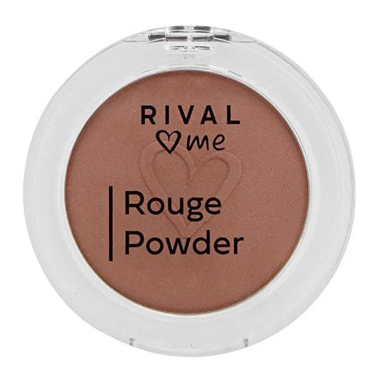 Rival Loves Me Vegan Blush No:05 Light Toffee - Dermatologically Tested, Compact Makeup for Cheekbones by Beauty Care Bag