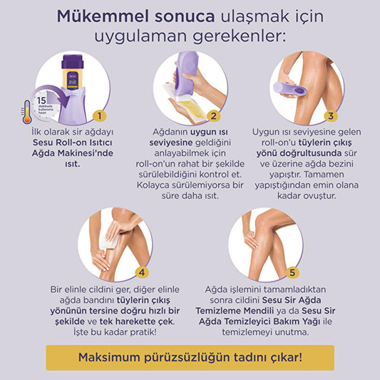 Sesu roll-on Sir Wax for hair removal