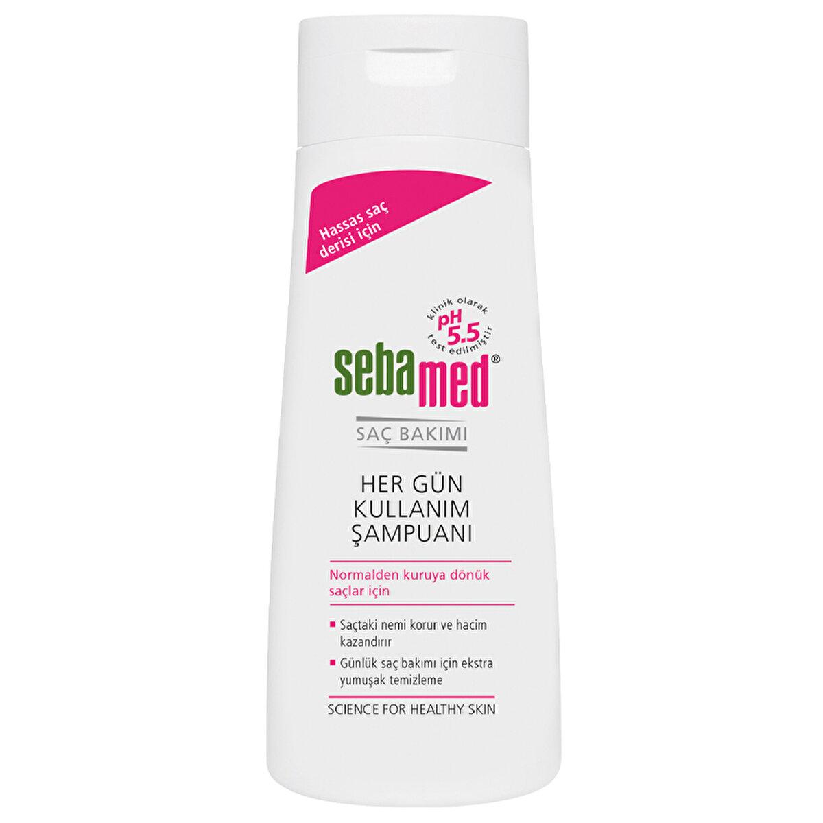 Sebamed Daily Use Shampoo - Gentle Cleansing for Dry, Weak, Thin Hair - Adds Shine and Vitality - Frequent Wash Shampoo by Beauty Care Bag