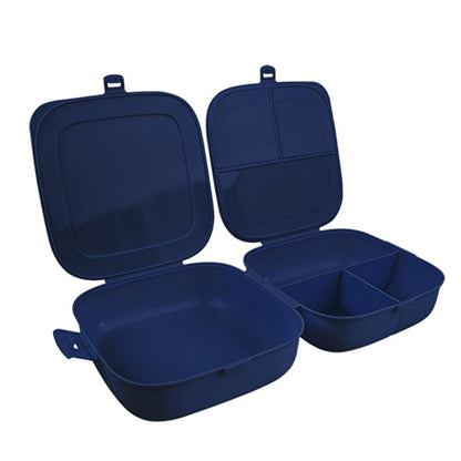 Decobella Double-Lid Food Container - Portable, Compartmentalized Lunch Box for Kids and Adults by Beauty Care Bag