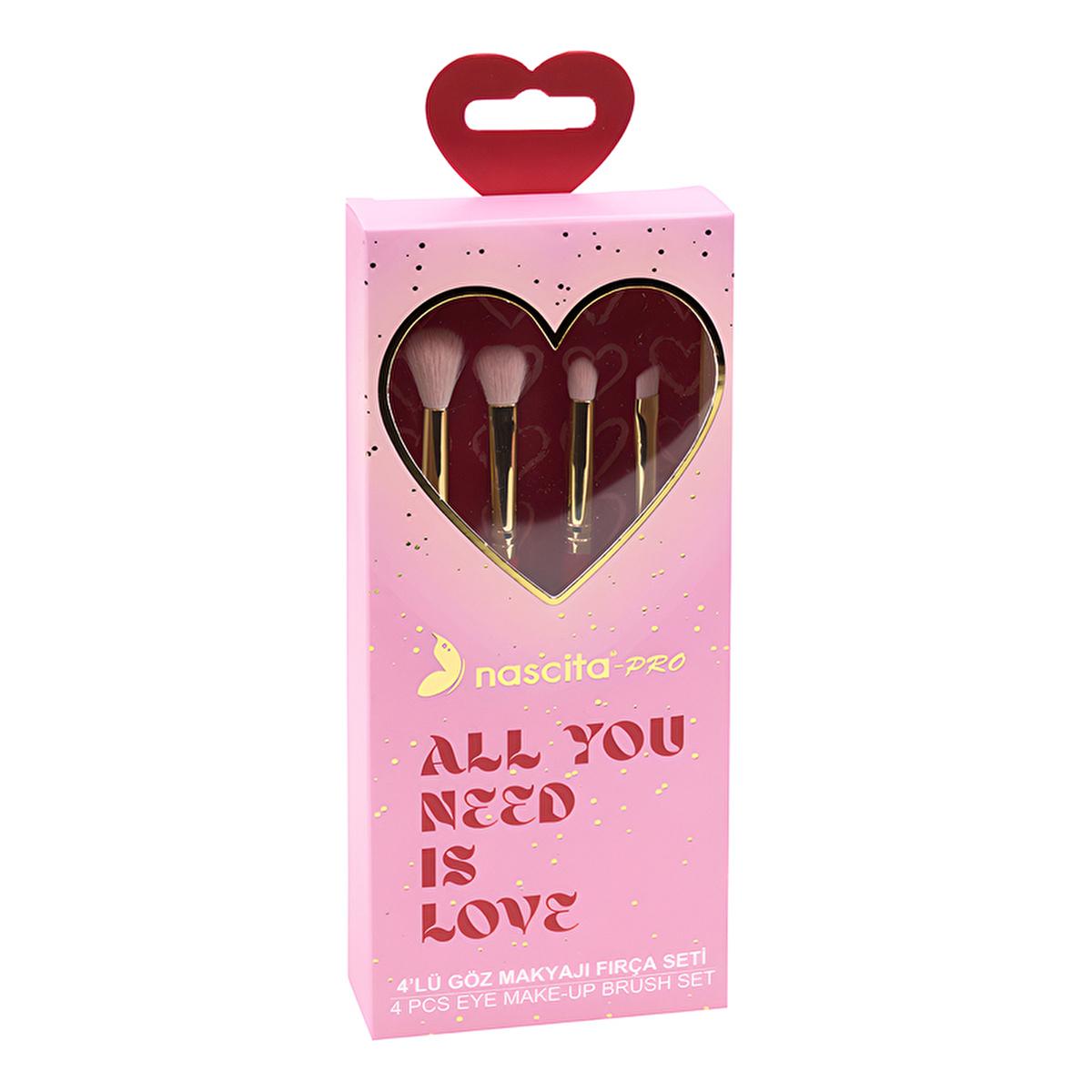 Nascita Love Series 4-piece eye makeup brush set