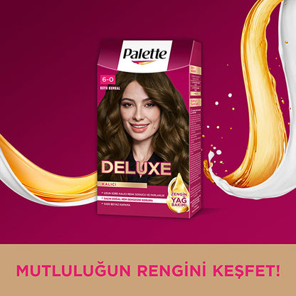 Palette Deluxe Dark Ash Blonde Hair Dye: Long Lasting Color & Shine, Deep Conditioning Micro Oils (Koyu Kumral Sa� Boyasõ) by Beauty Care Bag