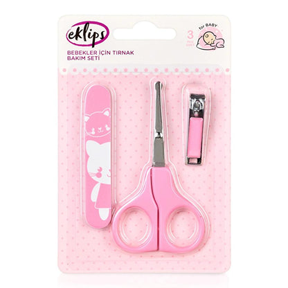 Eklips Baby Nail Care Set for Gentle Grooming by Beauty Care Bag