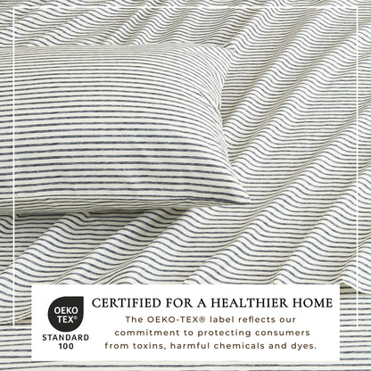 Striped Sheet Set - Evette Collection by Great Bay Home