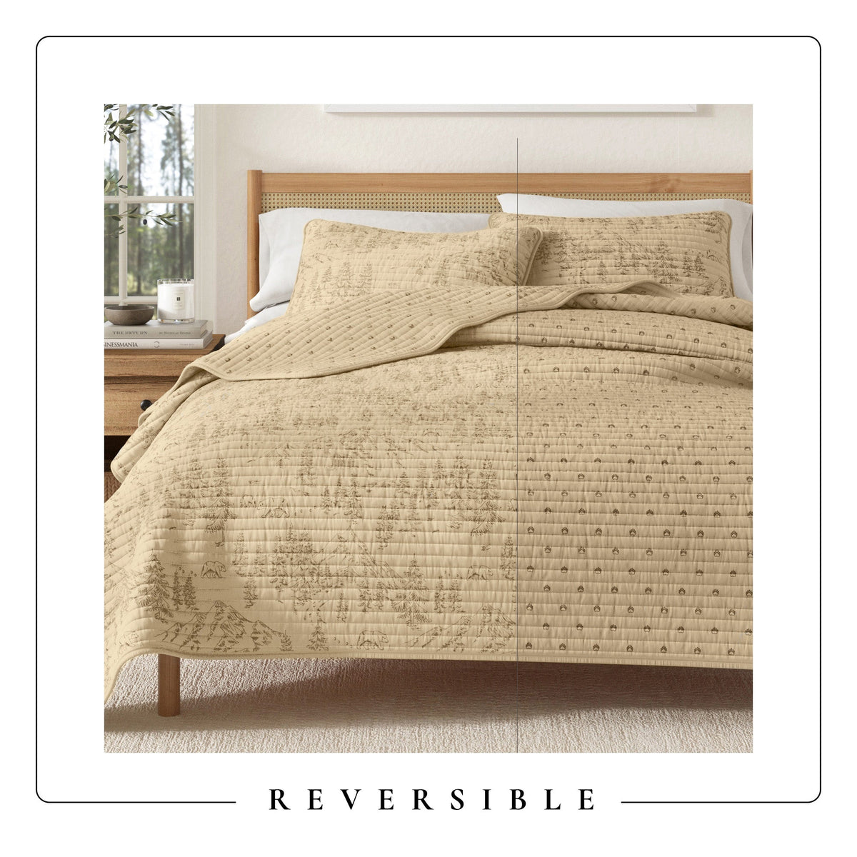 Lodge Printed Quilt - Moonlight Ridge by Great Bay Home