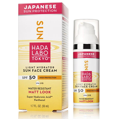 Hada Labo Tokyo SPF 50 Sun Face Cream for Hydration 50ml by Beauty Care Bag