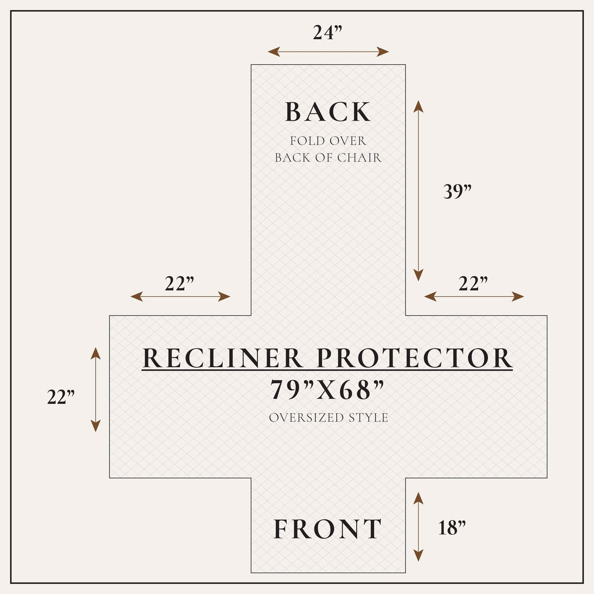 Medallion Solid Furniture Protector - Elenor Collection by Great Bay Home