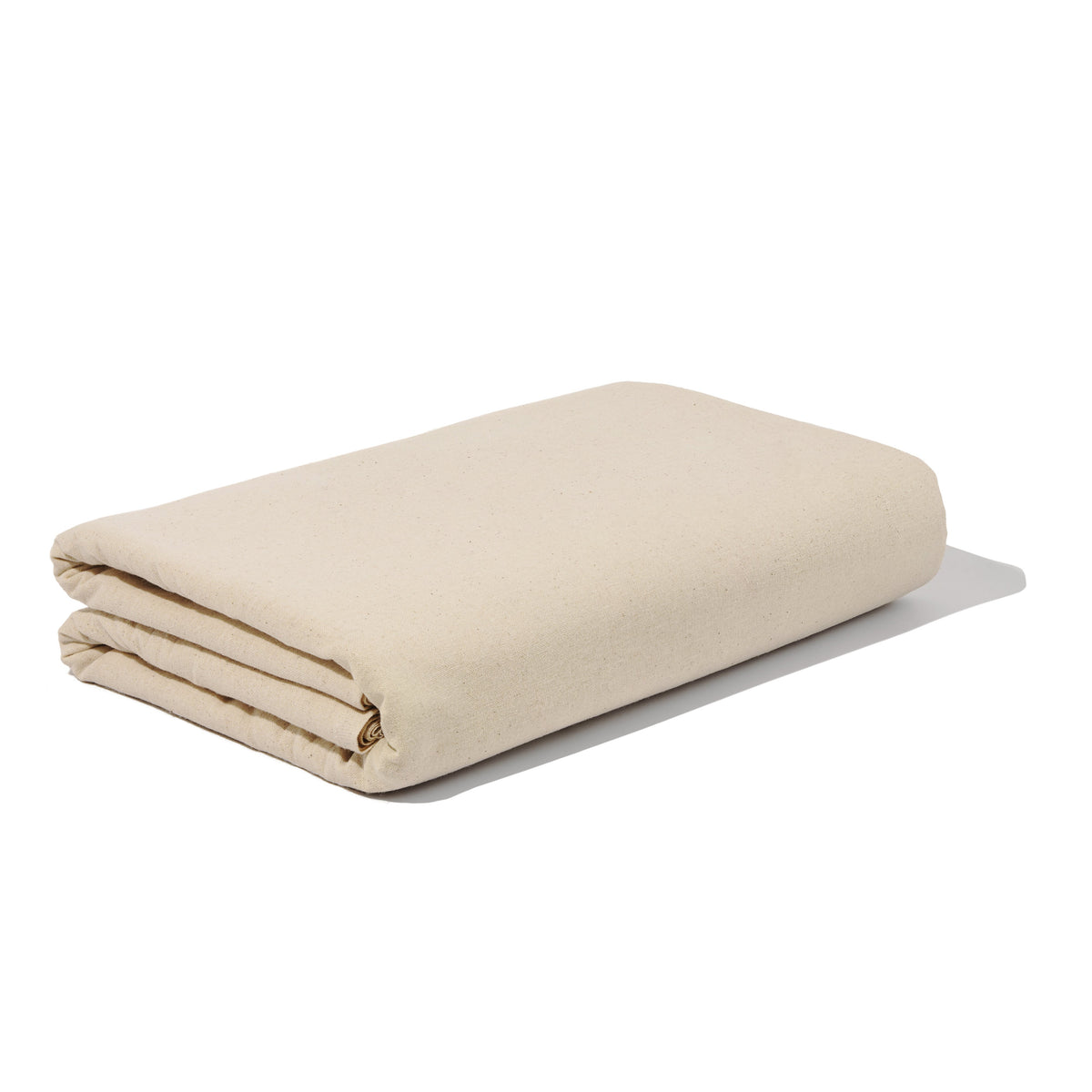 Unbleached organic cotton muslin fabric, 60 inches wide
