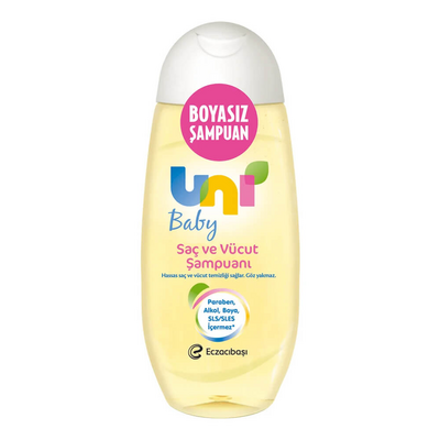 Uni Baby Hair & Body Shampoo for Gentle Cleansing 200 ml by Beauty Care Bag