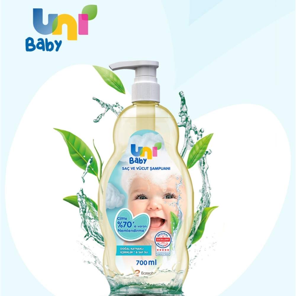 Uni Baby Tear-Free Gentle Shampoo for Sensitive Scalp 700mlHair CareTorqelo.com