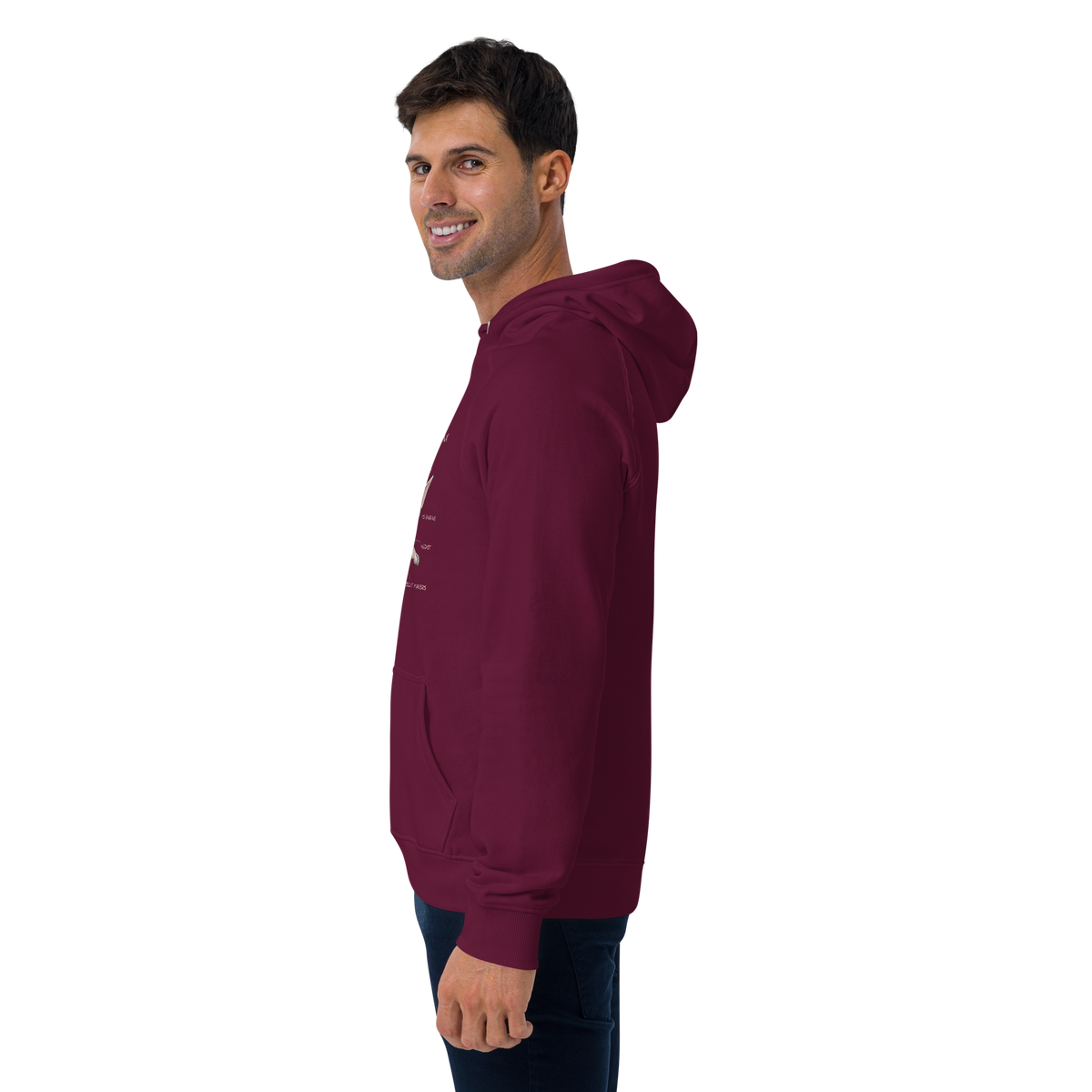 "ANATOMY OF A SPHYNX" UNISEX ECO HOODIE by ReNewedPet