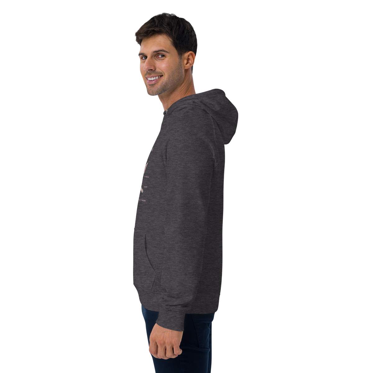 "ANATOMY OF A SPHYNX" UNISEX ECO HOODIE by ReNewedPet