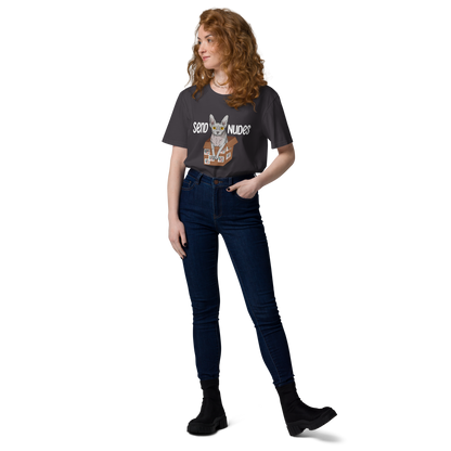 "SEND NUDES" UNISEX ECO TEE by ReNewedPet