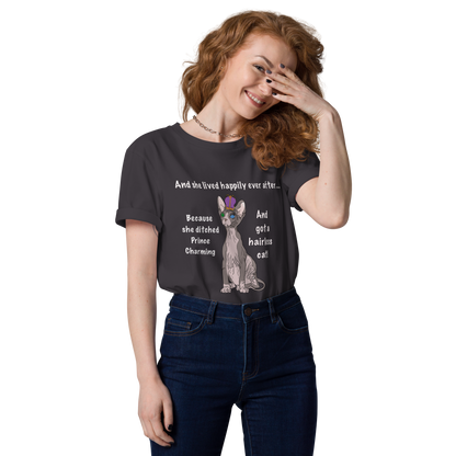 "DITCHED PRINCE CHARMING & GOT A SPHYNX CAT" ECO TEE by ReNewedPet